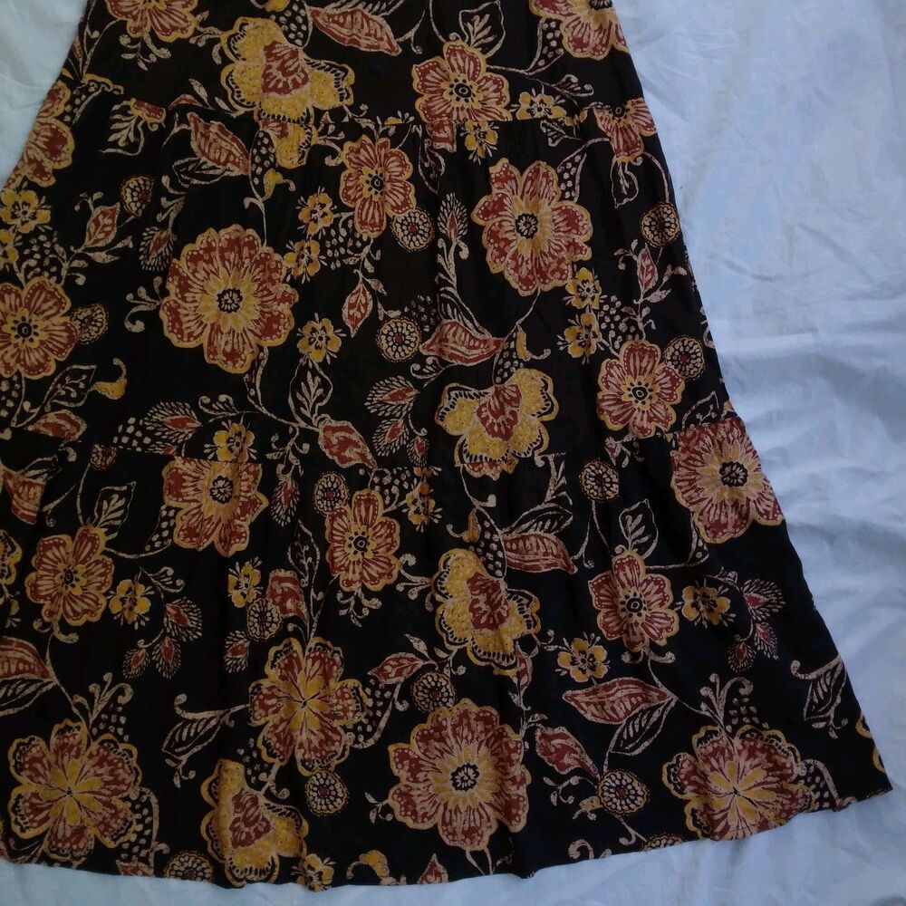 Patrons of Peace Thalia Floral Maxi Dress Boho Festival Cottage Core Festival M - Picture 5 of 14